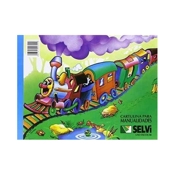 Cartulinas Manualidades SELVI Bloc x10 Hojas Colores Surtidos