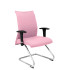 Sillón Albacete confidente patín bali rosa pálido
