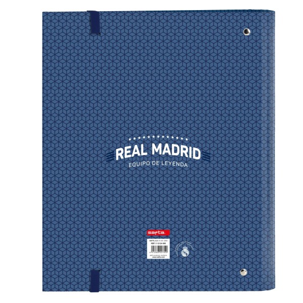 Carpeta Equipada REAL MADRID Leyenda A4 4 Anillas 30 mm. 27 x