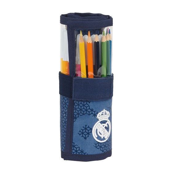 Estuche Escolar REAL MADRID Leyenda Enrollable 27 Piezas 7 x 20