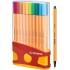 Rotuladores STABILO Point 88 Fineliner Color Parade Esuche x20