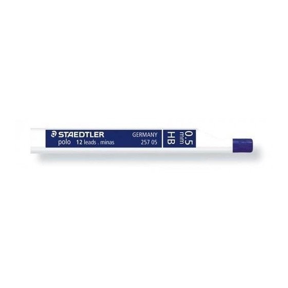 Minas Para Portaminas STAEDTLER Polo HB 0,5 mm.