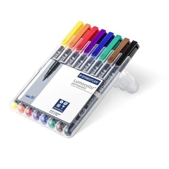 Rotulador Permanente STAEDTLER Lumocolor 317 Punta Media