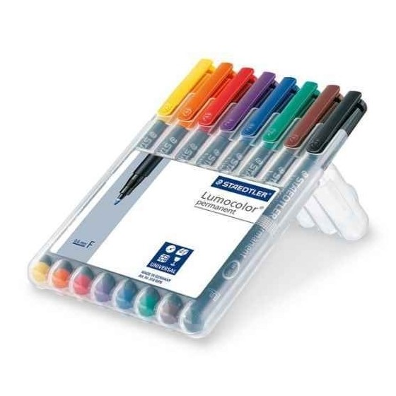 Rotulador Permanente STAEDTLER Lumocolor 318 Punta Fina Blister