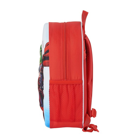 Mochila Escolar AVENGERS 3D Infantil 27 x 33 x 10 cm.