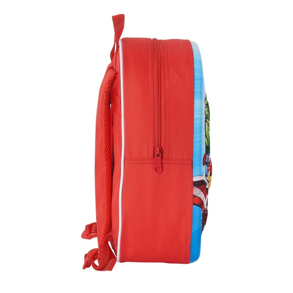 Mochila Escolar AVENGERS 3D Infantil 27 x 33 x 10 cm.