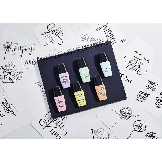 Marcador Fluorescente STABILO Boss Original Mini Pastel Bote x50