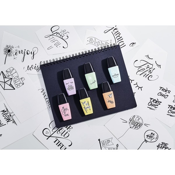 Marcador Fluorescente STABILO Boss Original Mini Pastel Bote x50