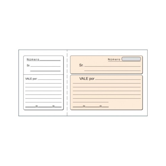 Talonario LOAN Vale Folio Simple T-14