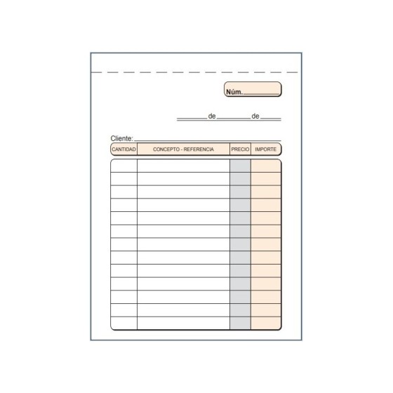 Talonario LOAN Multiusos 8º Natural Duplicado T-112