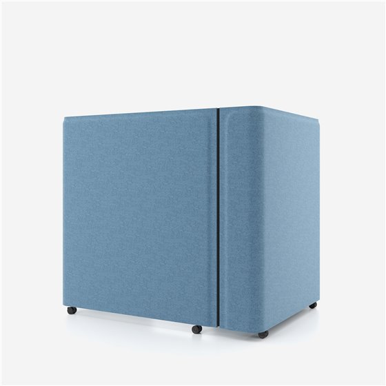 Oficina compacta Brainy color azul