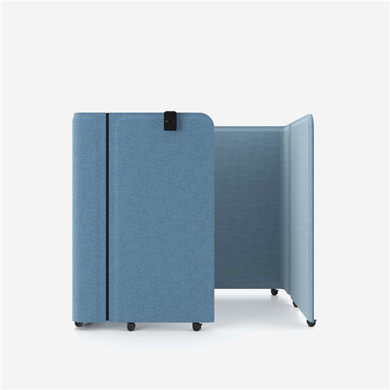 Oficina compacta Brainy color azul