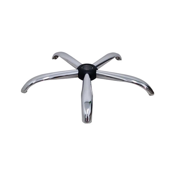 Kit de 1 base cromada de 600 mm