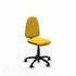 Aýna CP similpiel amarillo sin brazos base poliamida ruedas nailon 50mm