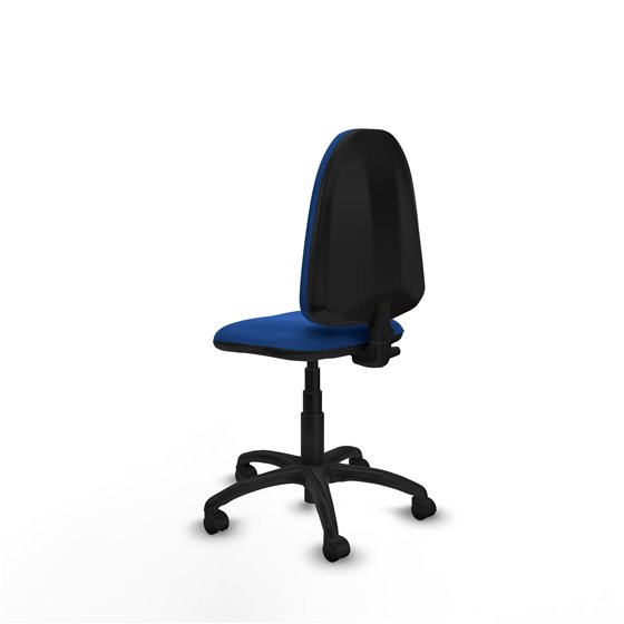 Aýna CP similpiel azul sin brazos base poliamida ruedas nailon 50mm