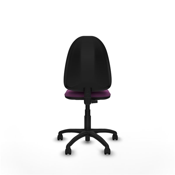 Aýna CP similpiel morado sin brazos base poliamida ruedas nailon 50mm
