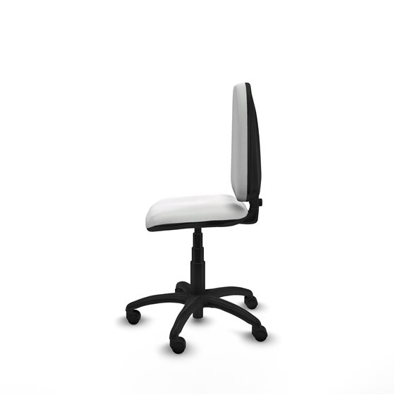 Aýna CP bali blanco sin brazos base poliamida ruedas nailon 50mm