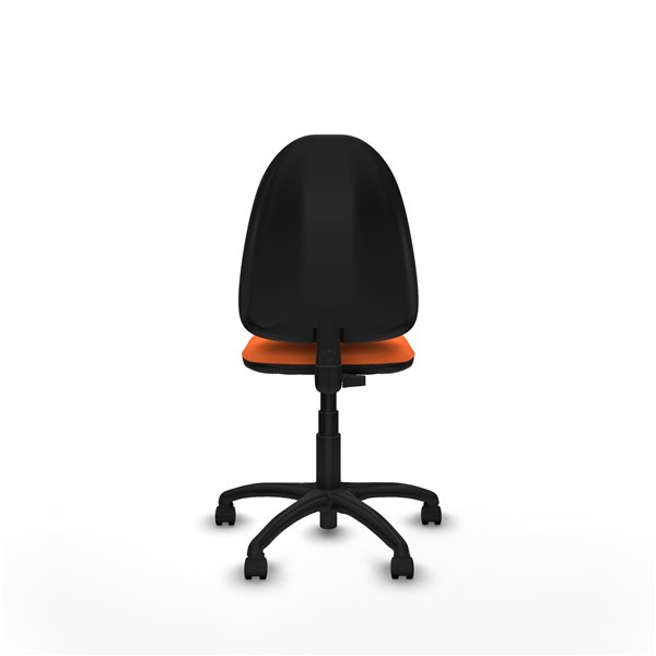 Aýna CP bali naranja sin brazos base poliamida ruedas nailon 50mm