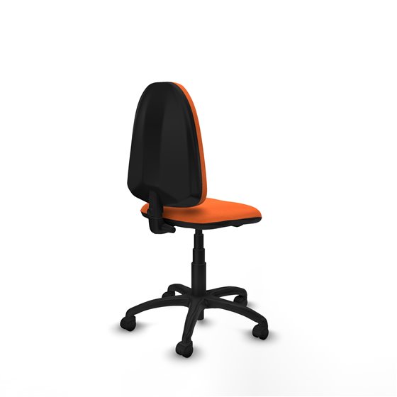 Aýna CP bali naranja sin brazos base poliamida ruedas nailon 50mm