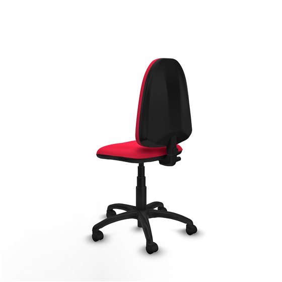 Aýna CP bali rojo sin brazos base poliamida ruedas nailon 50mm