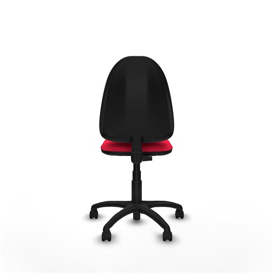 Aýna CP bali rojo sin brazos base poliamida ruedas nailon 50mm