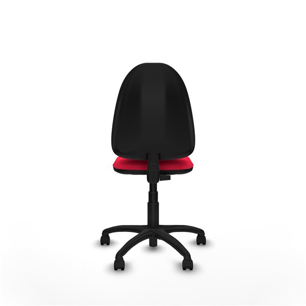 Aýna CP bali rojo sin brazos base poliamida ruedas nailon 50mm
