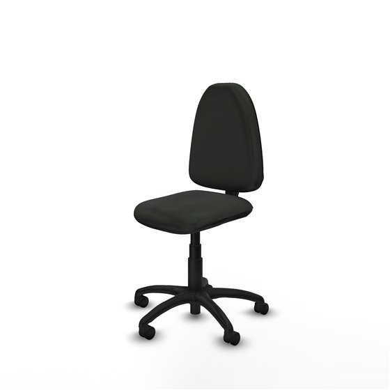 Aýna CP bali negro sin brazos base poliamida ruedas nailon 50mm