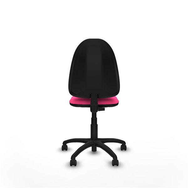 Aýna CP similpiel rosa sin brazos base poliamida ruedas engomadas 50mm