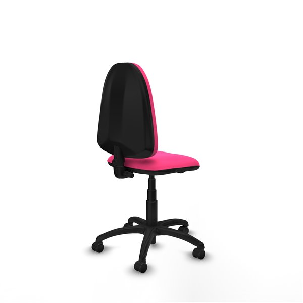 Aýna CP similpiel rosa sin brazos base poliamida ruedas engomadas 50mm