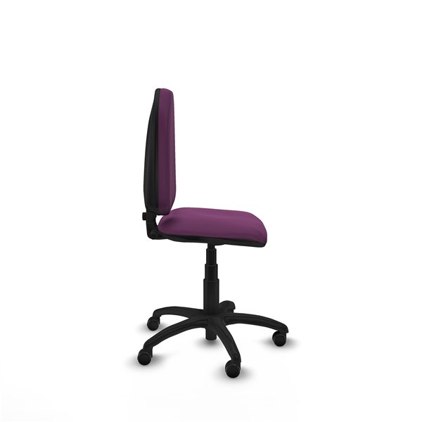 Aýna CP similpiel morado sin brazos base poliamida ruedas engomadas 50mm