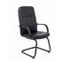 Sillón Villa confidente patín similpiel negro