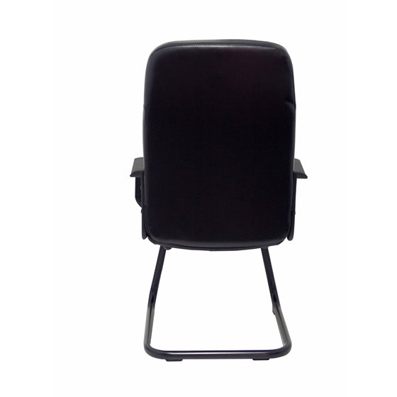 Sillón Villa confidente patín similpiel negro