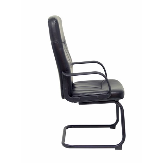 Sillón Villa confidente patín similpiel negro