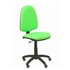 Silla Aýna bali verde pistacho ruedas de parqué