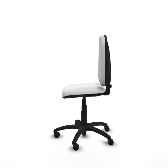 Aýna CP bali blanco sin brazos base poliamida ruedas engomadas 50mm