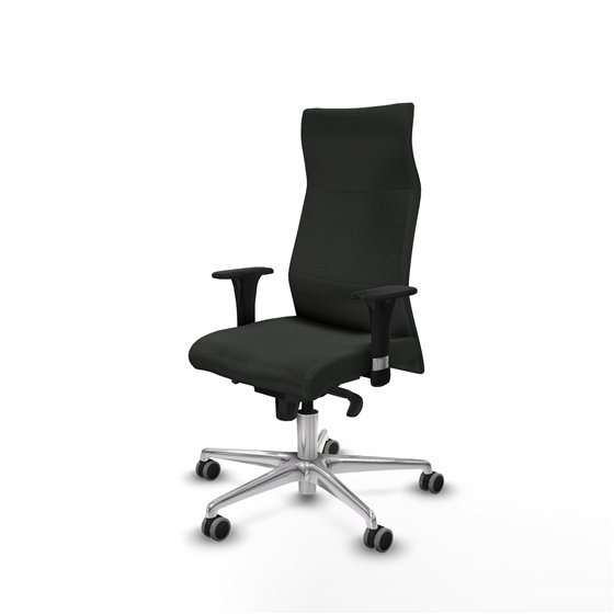 Albacete XL sincro bali negro brazos 1D base aluminio ruedas 65mm engomadas