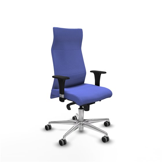 Albacete XL sincro bali azul claro brazos 1D base aluminio ruedas 65mm engomadas