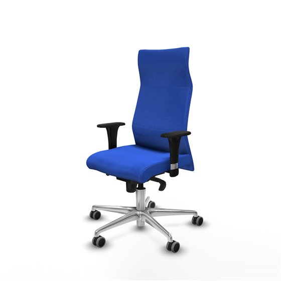 Albacete XL sincro bali azul brazos 1D base aluminio ruedas 65mm engomadas