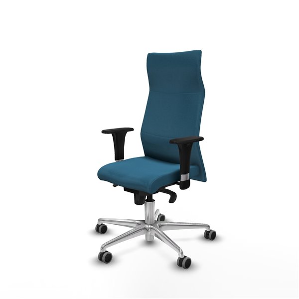 Albacete XL sincro bali verde petroleo brazos 1D base aluminio ruedas 65mm engomadas