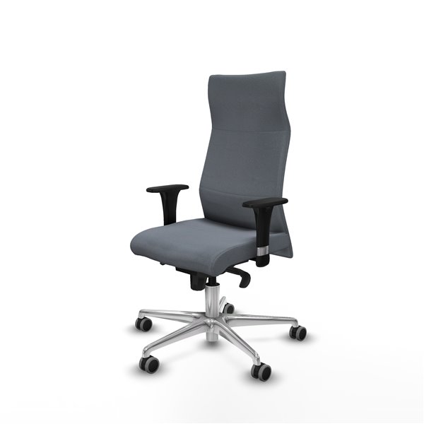 Albacete XL sincro bali gris brazos 1D base aluminio ruedas 65mm engomadas