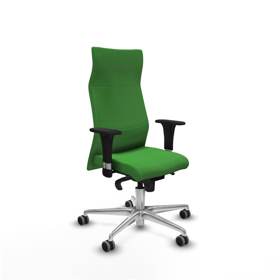 Albacete XL sincro bali verde brazos 1D base aluminio ruedas 65mm engomadas