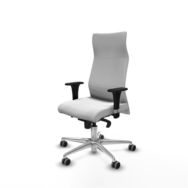 Albacete XL sincro bali blanco brazos 1D base aluminio ruedas 65mm engomadas