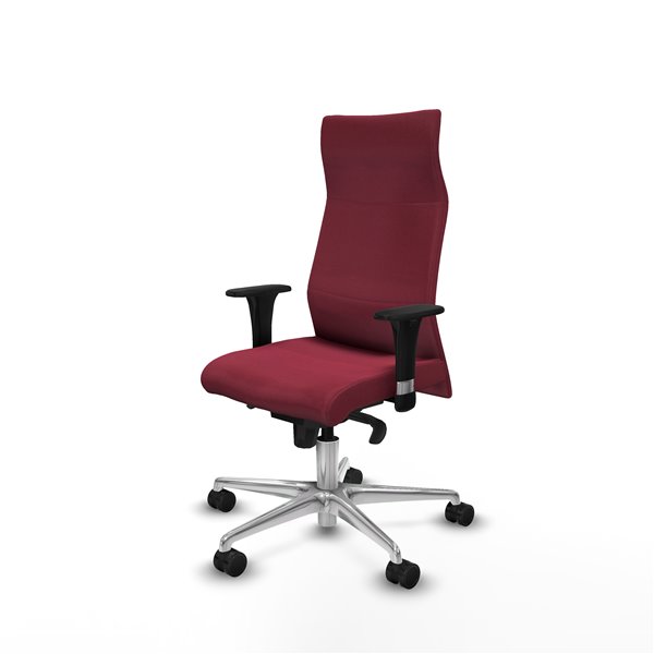 Albacete XL sincro bali granate brazos 1D base aluminio ruedas 65 mm nailon