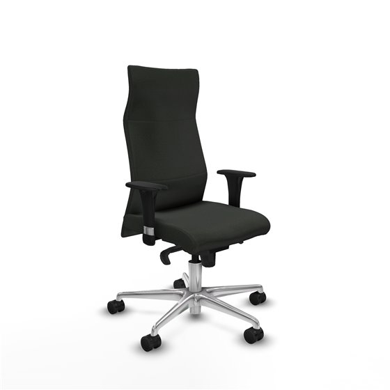 Albacete XL sincro bali negro brazos 1D base aluminio ruedas 65 mm nailon