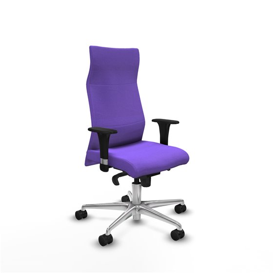 Albacete XL sincro bali lila brazos 1D base aluminio ruedas 65 mm nailon