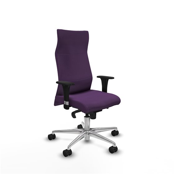 Albacete XL sincro bali morado brazos 1D base aluminio ruedas 65 mm nailon