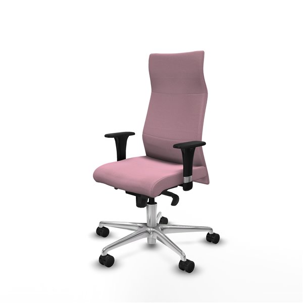 Albacete XL sincro bali rosa brazos 1D base aluminio ruedas 65 mm nailon