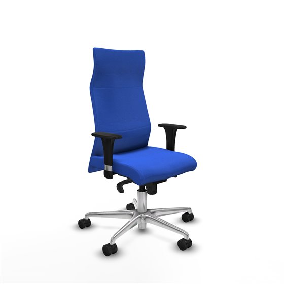 Albacete XL sincro bali azul brazos 1D base aluminio ruedas 65 mm nailon