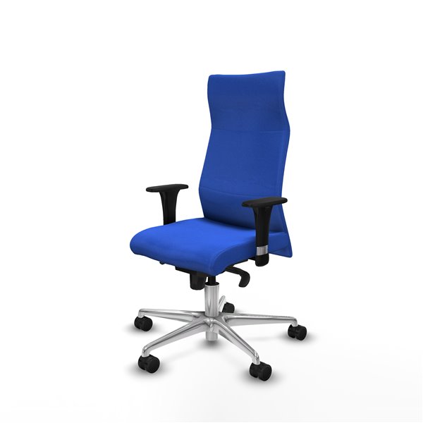 Albacete XL sincro bali azul brazos 1D base aluminio ruedas 65 mm nailon