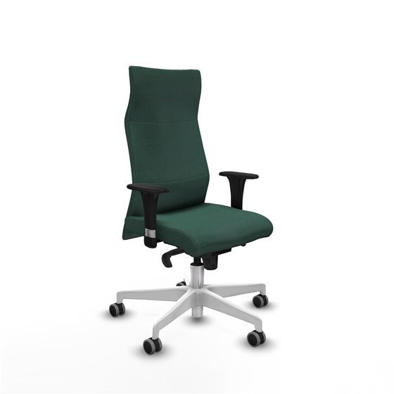 Albacete XL sincro bali verde botella brazos 1D base blanca ruedas 65mm engomadas